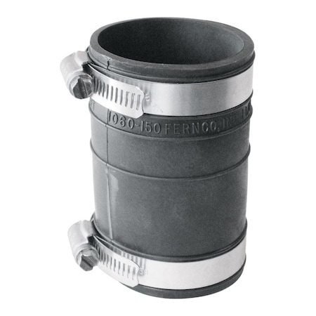 Fernco Fernco Schedule 40 1-1/2 in. Socket X 1-1/2 in. D Socket PVC Flexible Coupling 1 pk P1060-150